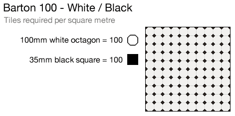 Barton 100 White/Black