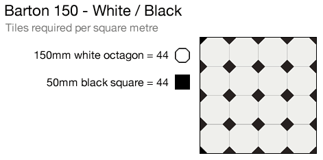 Barton 150 White/Black