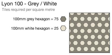 Lyon 100 Grey/White