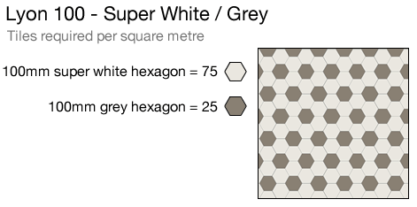 Lyon 100 Super White/Grey