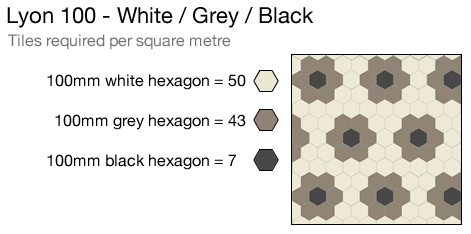 Lyon 100 White/Grey/Black